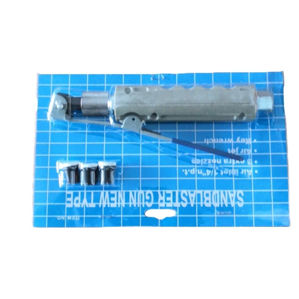 Pneumatic Handheld Sandblasting Portable Rust Removal Sandblaster Accessories