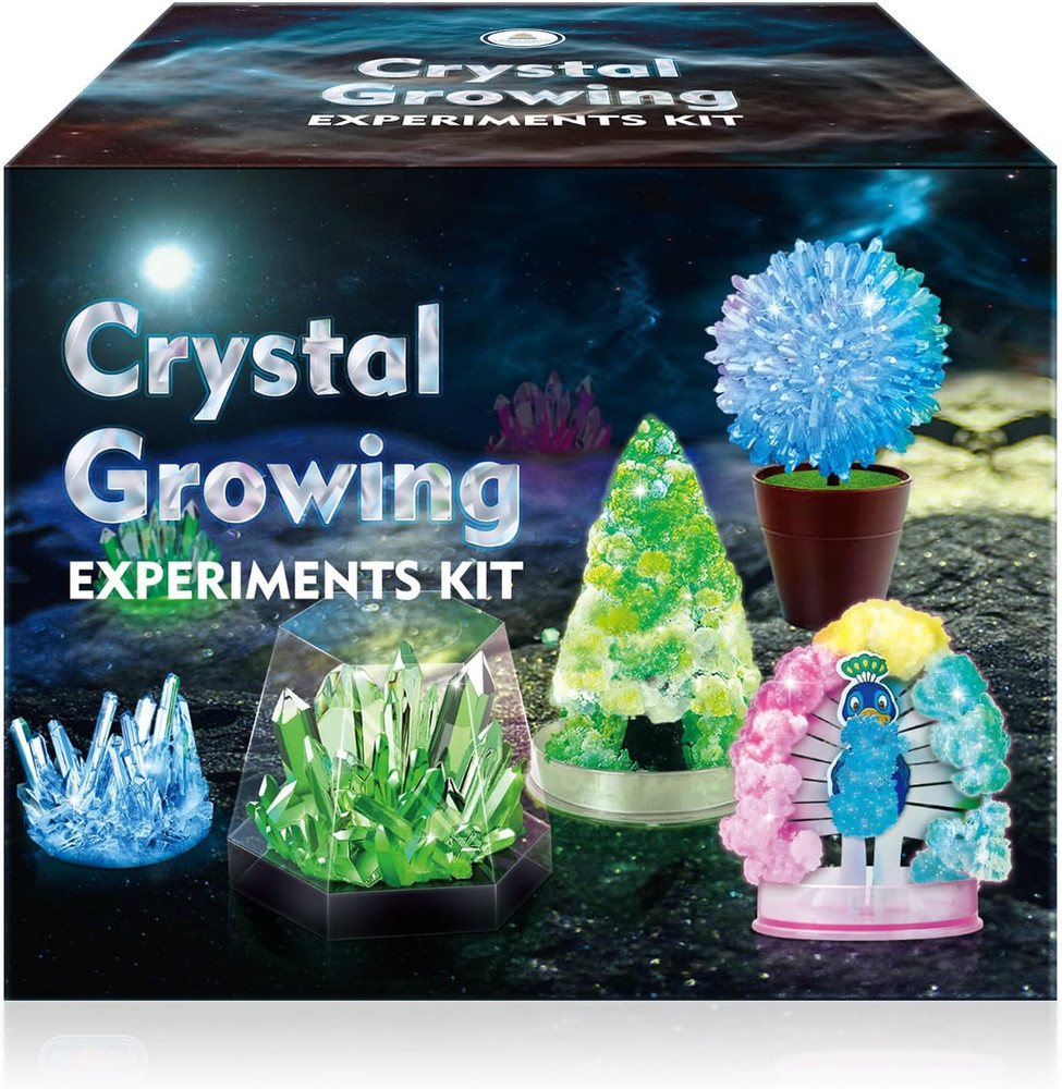 Crystal Growing Experiment Science Kits for Kids, S.T.E.M Projects Learning Educ