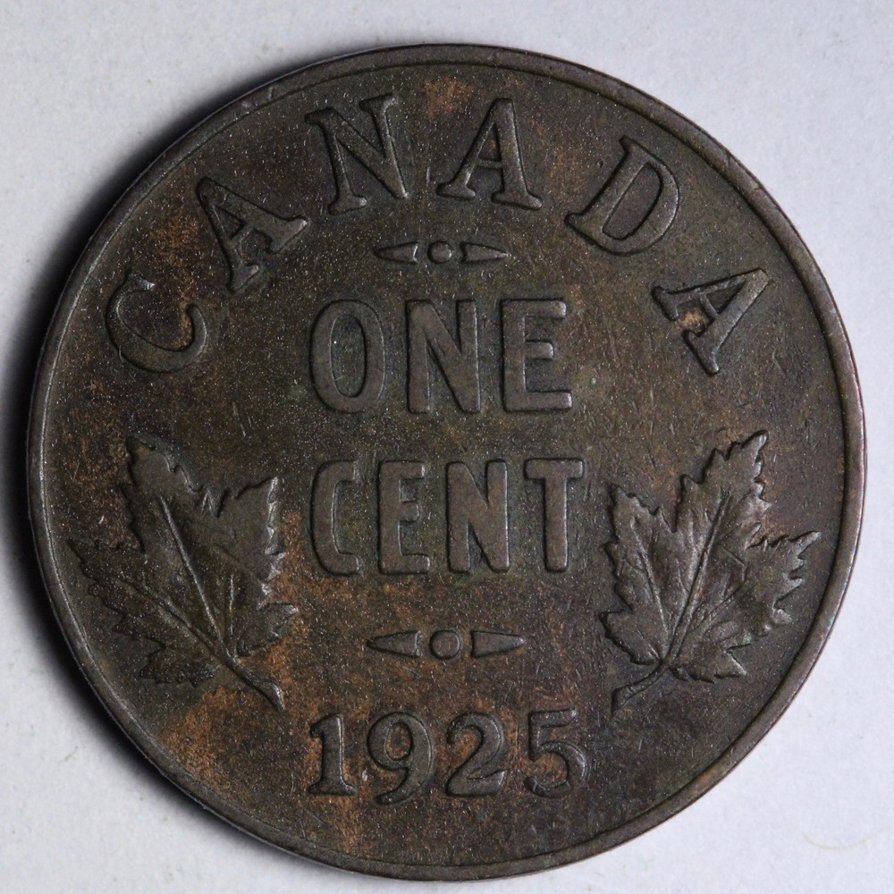 1925 Canada Small Cent E297 IRH