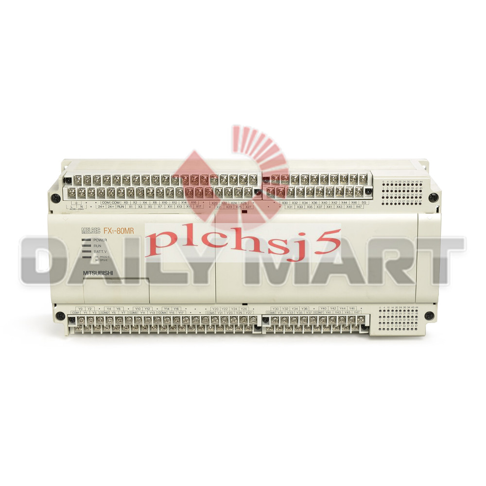 Used & Tested MITSUBISHI FX1-80MR Programmable Logic Controller