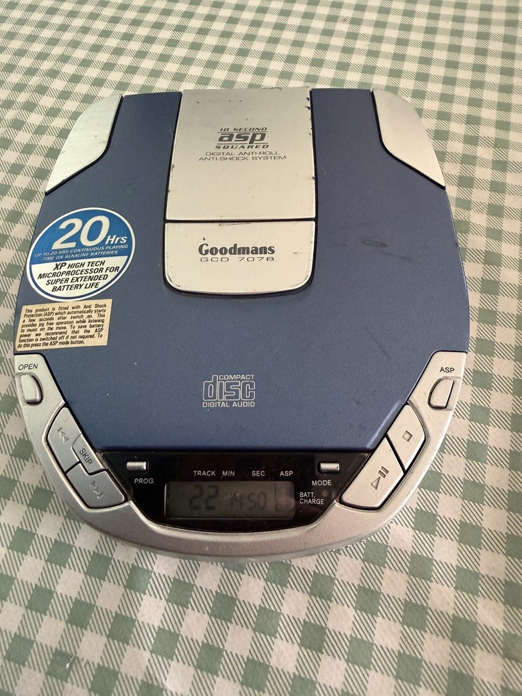 Goodmans Vintage Compact Disc Player GCD707B CD Player