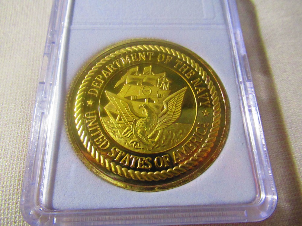 US NAVY - USS LONG BEACH CGN-9 Challenge Coin
