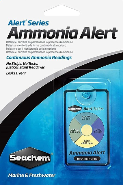 Seachem Ammonia Alert Fish Tank Aquarium Testing Maintenance