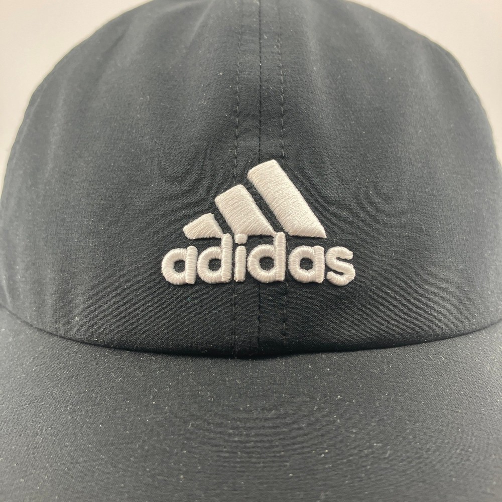 Adidas Aeroready Black Strapback Hat Cap Black One Size Breathable