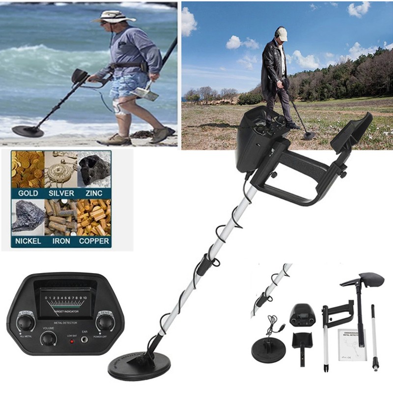 LCD Metal Detector , Deep-Sensing Hunter for Multi-Purpose & Treasure Digging