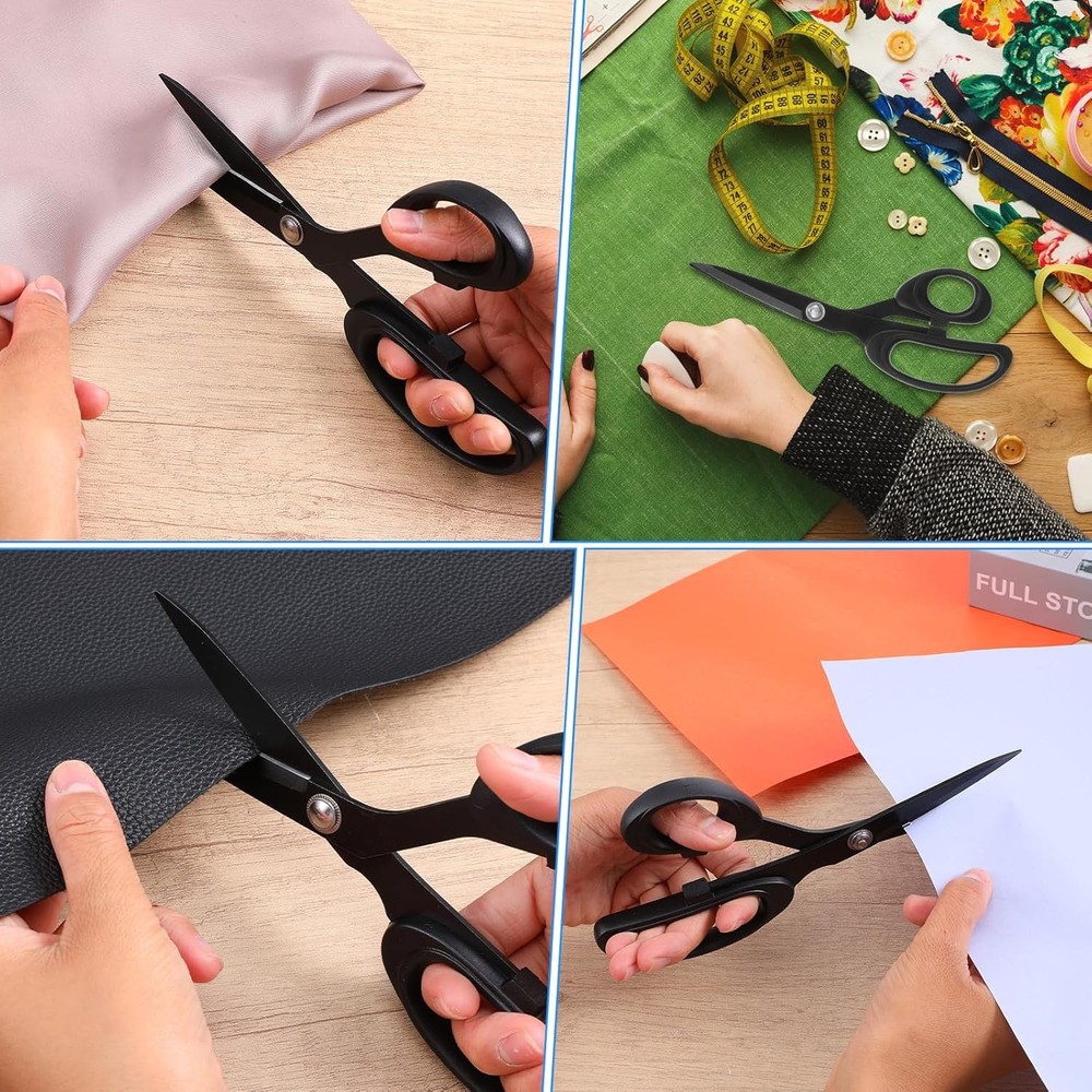 Professional Tailor Scissors Heavy Duty Shears Leather Fabric Home Hobby Tools