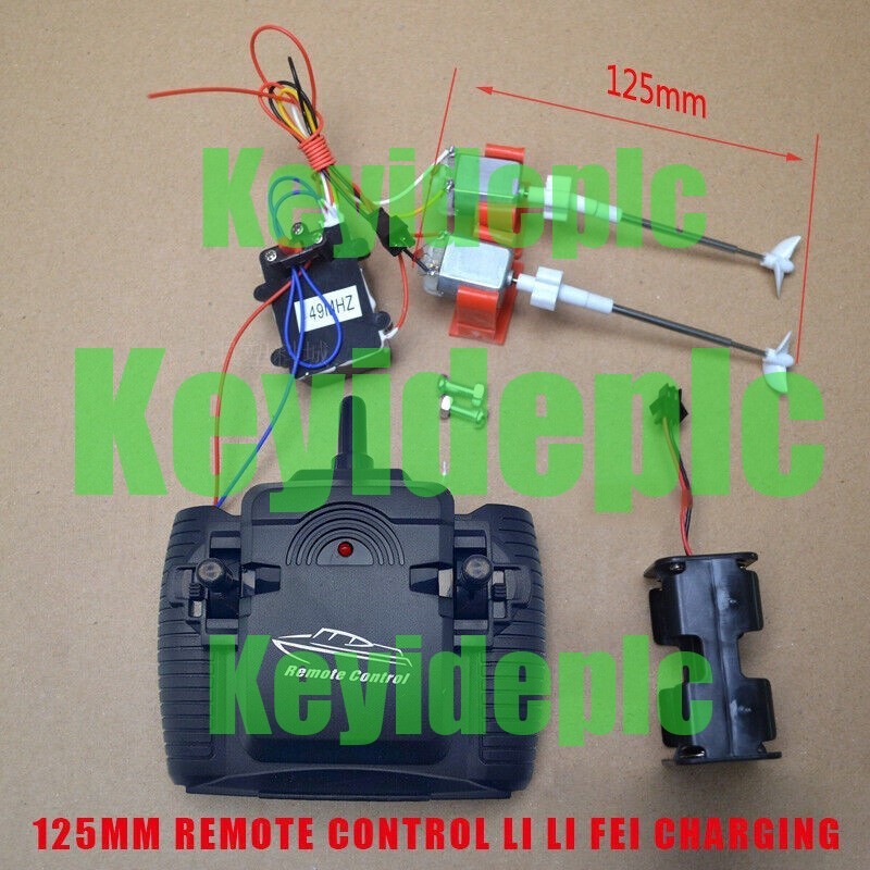 Kit DIY For RC Model Boat Kits Shaft+Bushing+Motor+Propeller+Controller+Receiver