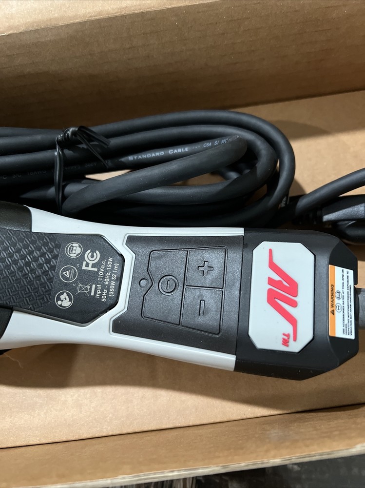 AirVANTAGE 6" Palm-Style, 2nd Gen Electric Sander- 3/32" Orbit: Hook & Loop