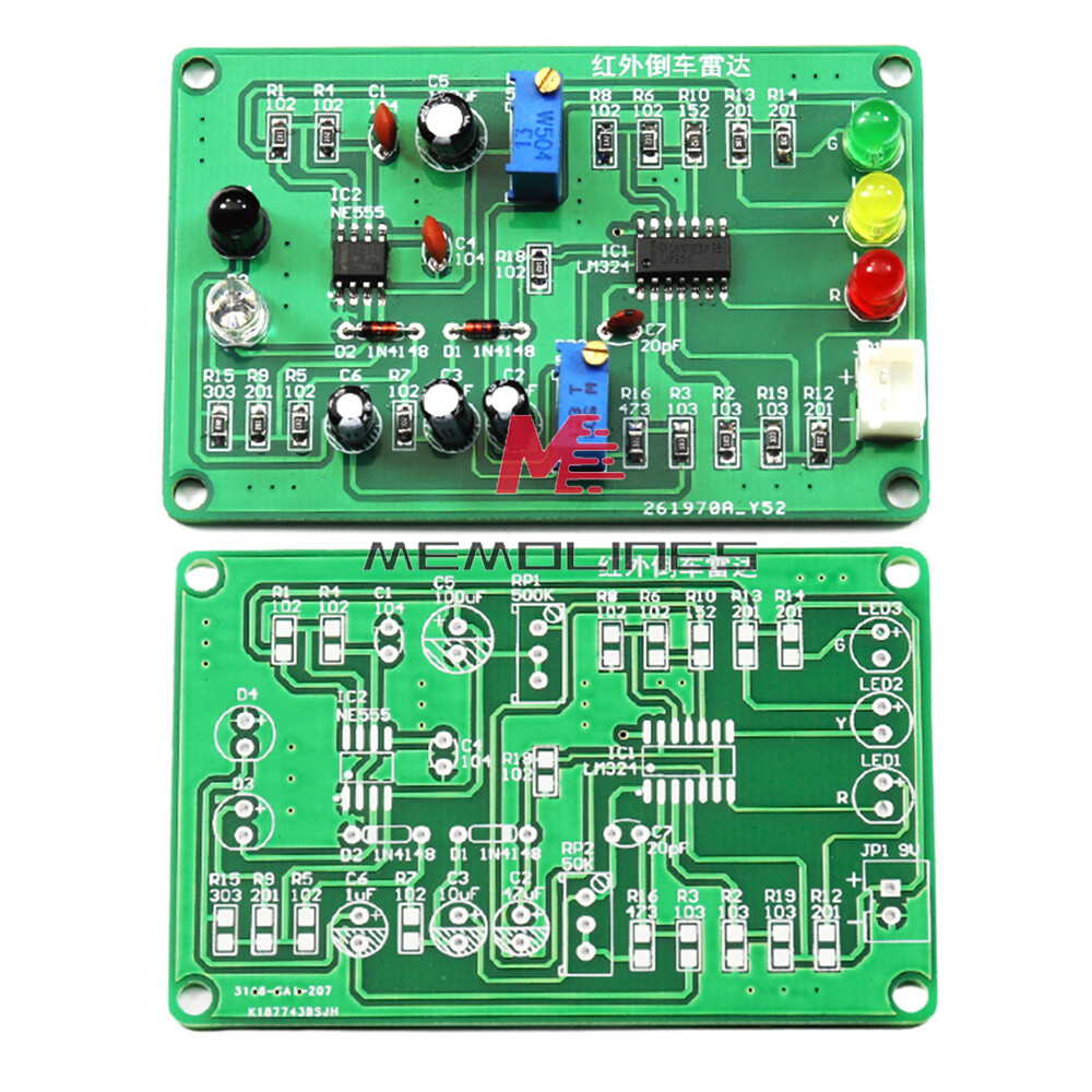 Infrared Reversing Radar DIY Electronic Production Range Sensing Reminder Sensor