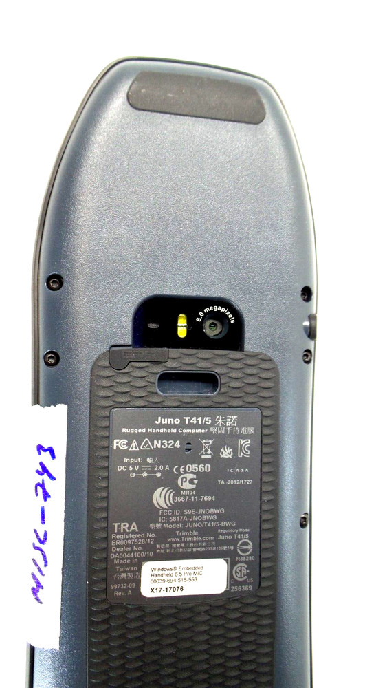 Trimble Juno T41/5 5 Series GPS Data Collector Rugged Handheld Computer with Pen