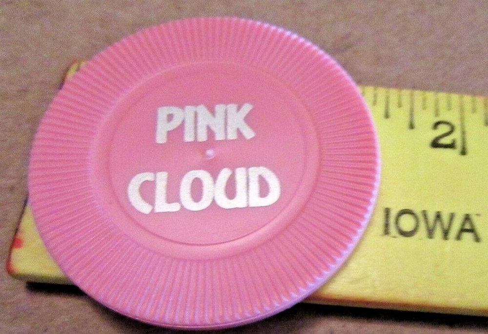 Pink Cloud Alcoholics Anonymous AA NA Plastic Medallion Token Poker Chips Coin