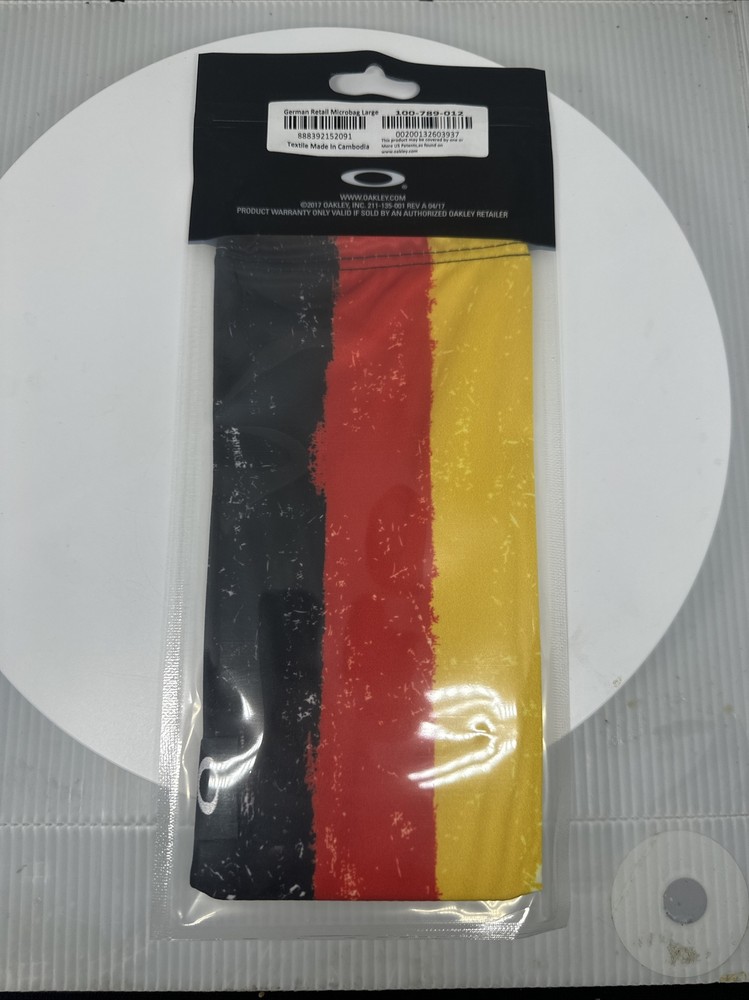 Oakley microfiber HDO Cleaning bag/pouch Germany Flag.