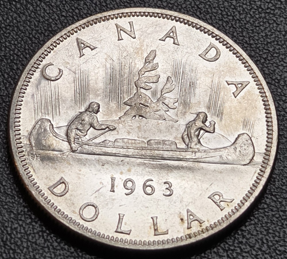 1963 Silver Dollar Canada - 80% Silver - Great Condition