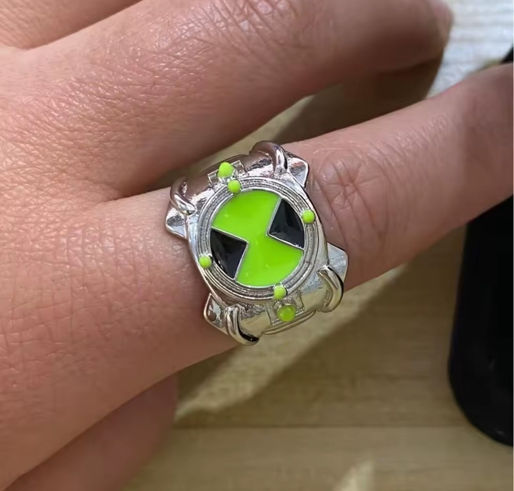 Omnitrix Inspired Ring Adjustable Size