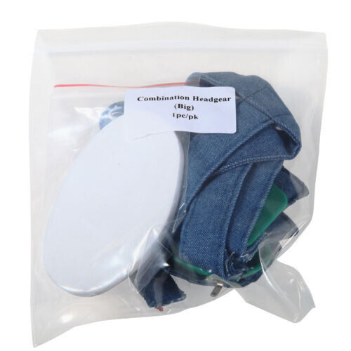 Dental Orthodontic High-Pull Headgear With Rigid Chin Cap High Pull Strap Lab