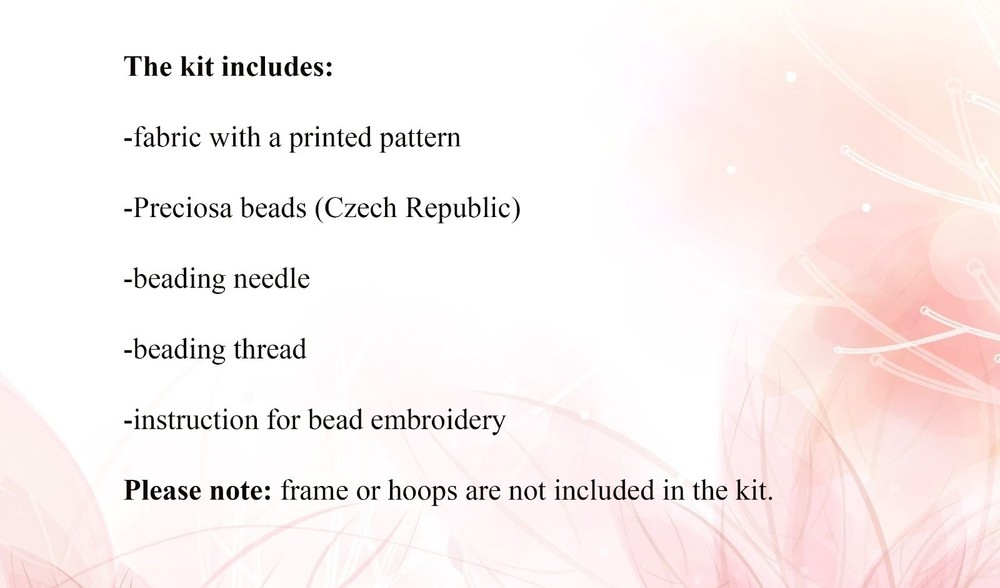 Bead Embroidery Kit Squirrel Bead needlepoint Bead stitching DIY VDV