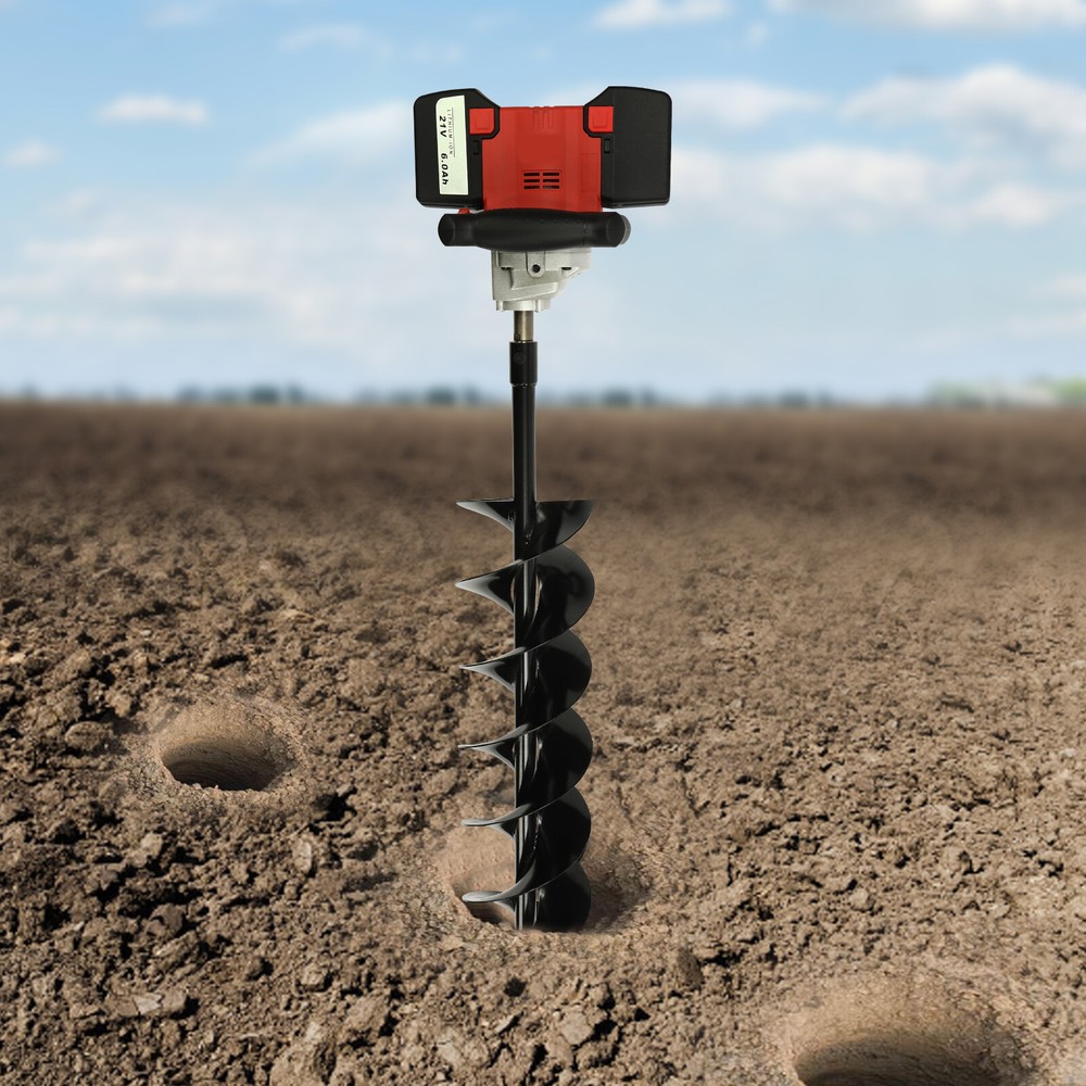 Pure Copper Motor Post Hole Digger 2000w Auger Post Hole Digger Adjustable Speed