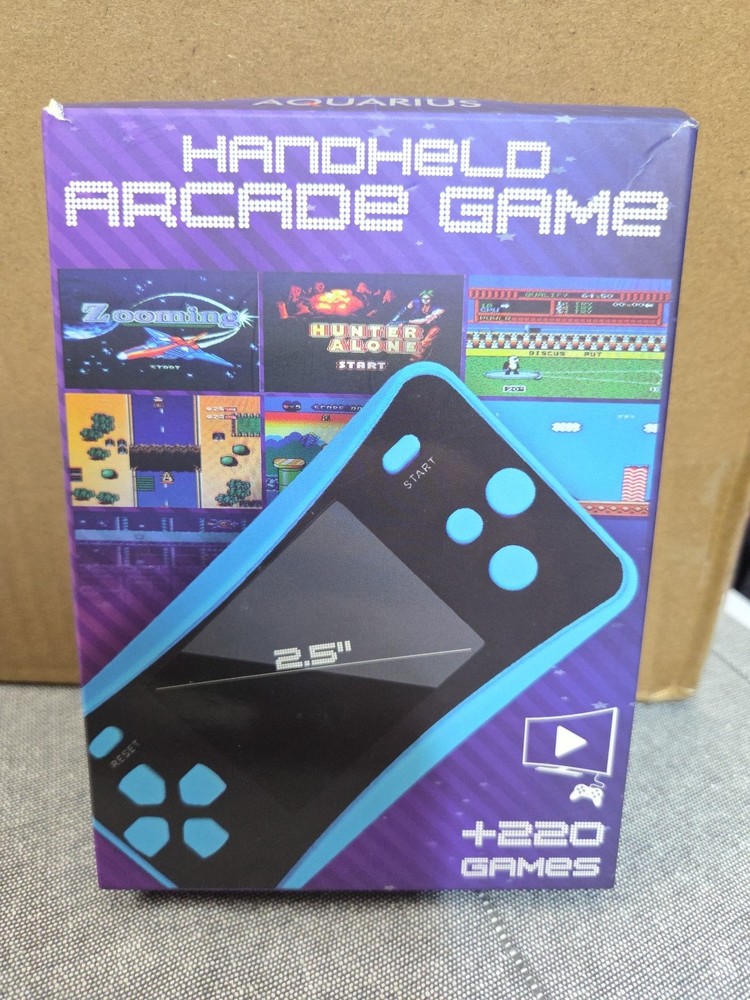 Aquarius Handheld Acade Game +220 Portable Game Console
