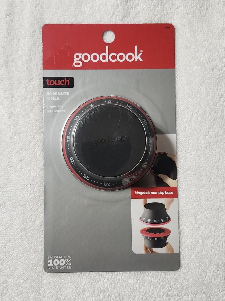 GoodCook Touch Magnetic Kitchen Timer 60-Minute 4-Pack Bundle