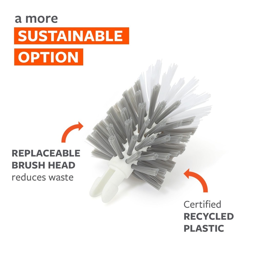 Full Circle Clean Reach - Replaceable Head Refill for the Bottle Brush - Deep...
