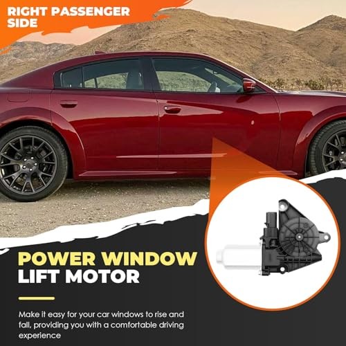 68143986AA Front Passenger Side Windows Regulator Motor Compatible with Right