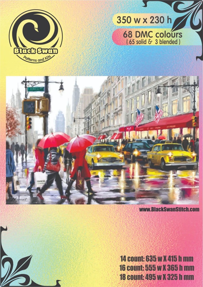 New York City 832 Chart Counted Cross Stitch Pattern Needlework