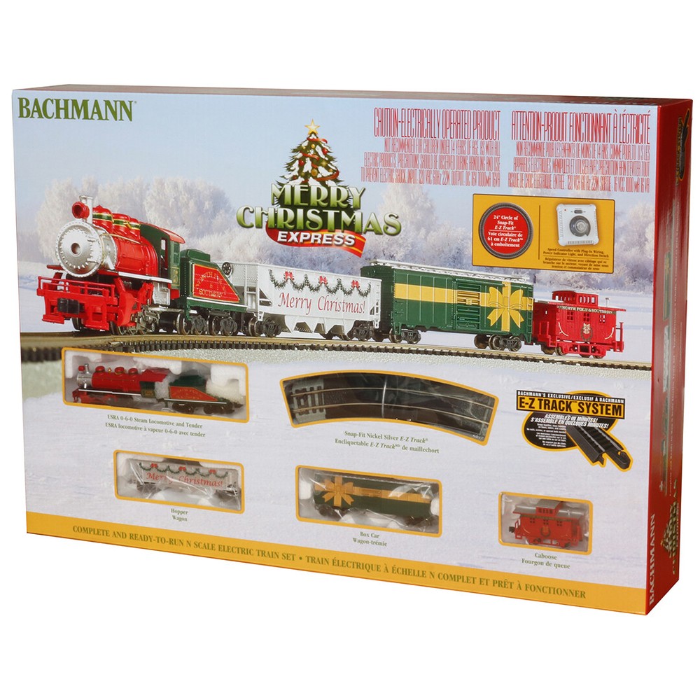 NEW Bachmann Merry Christmas Express Train Set : N Scale