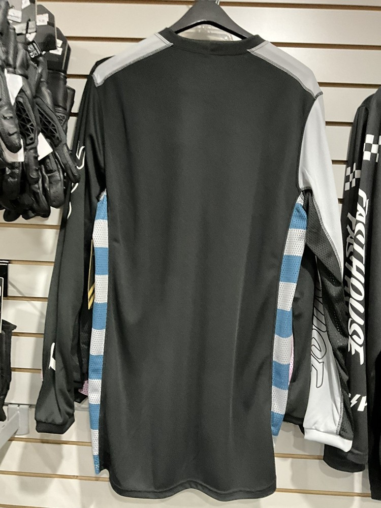 Grindhouse Cypher Jersey - Black/Silver - Large