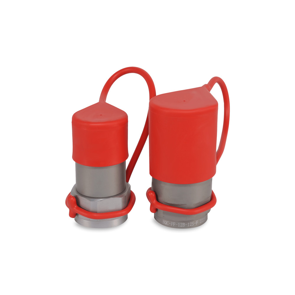 3/4″ Flat Face Hydraulic Quick Couplers Set - 3/4″ SAE Thread