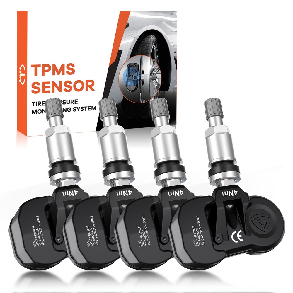 4Pcs 433MHz TPMS Tire Pressure Monitoring Sensor for Jeep Grand Cherokee L 21-24