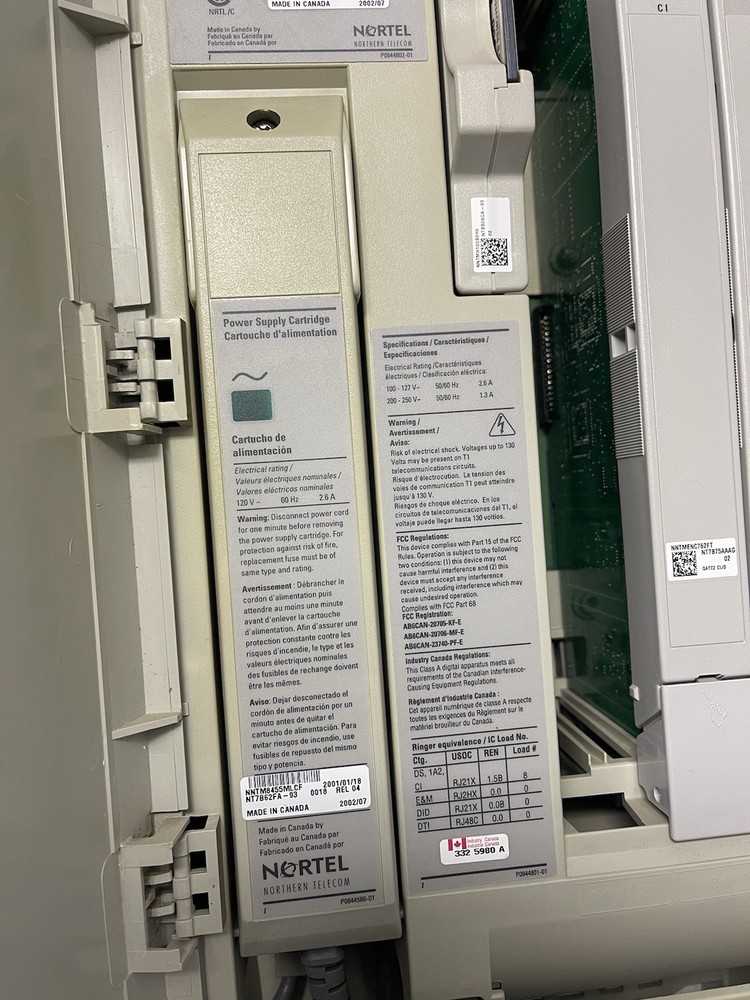 Nortel Norstar-PLUS Modular ICS Phone Switch System