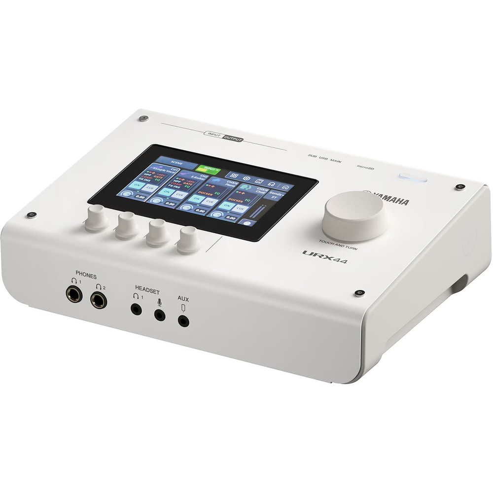 Yamaha URX44 USB-C Audio Interface, White