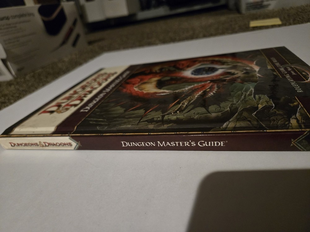 Dungeons & Dragons Dungeon Master’s Guide Core Rules Hardcover Book 2008