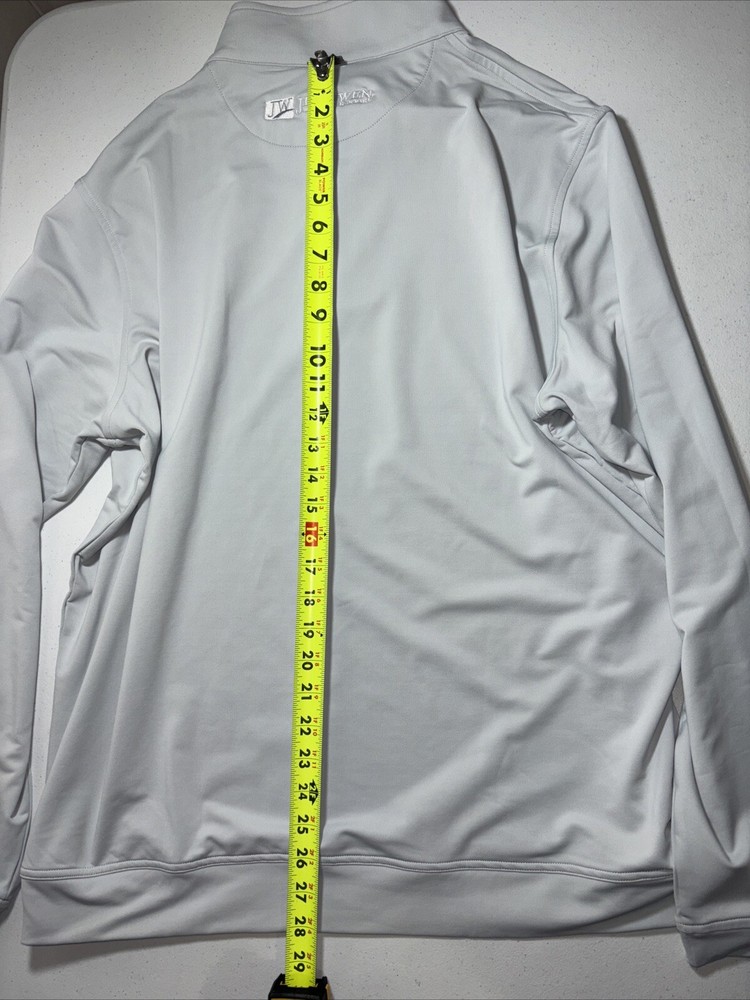 PETER MILLAR Jacket Pullover 1/4 Zip Golf Sz XL Gray (50x28") knit