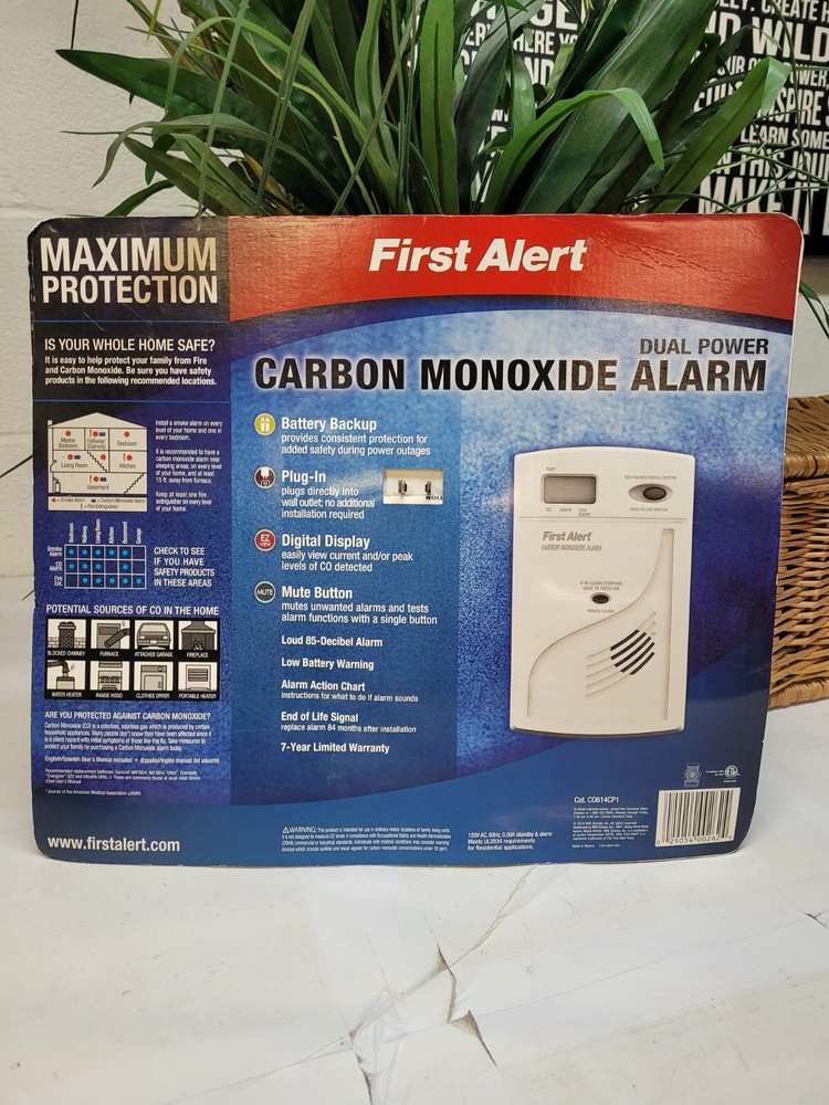 first alert carbon monoxide alarm / r4 d24