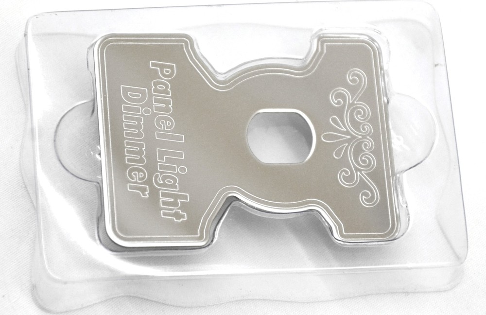 Switch Plate for Kenworth Panel Light Dimmer Stainless Block Letters GG#68731