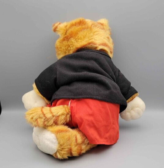1997 Retired Dressed Chicks Rule Button Build A Bear Tabby Striped Cat 16"