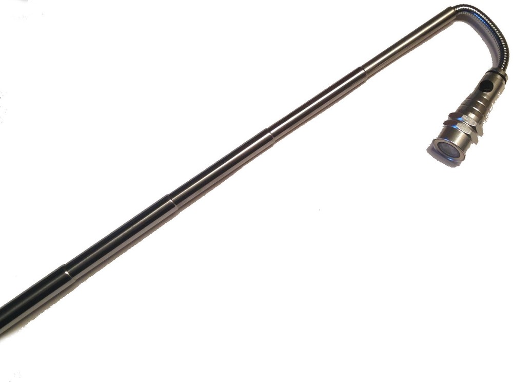 Extendable | Extendible Magnetic LED Flashlight Pickup Tool WITH MIRROR 3LED