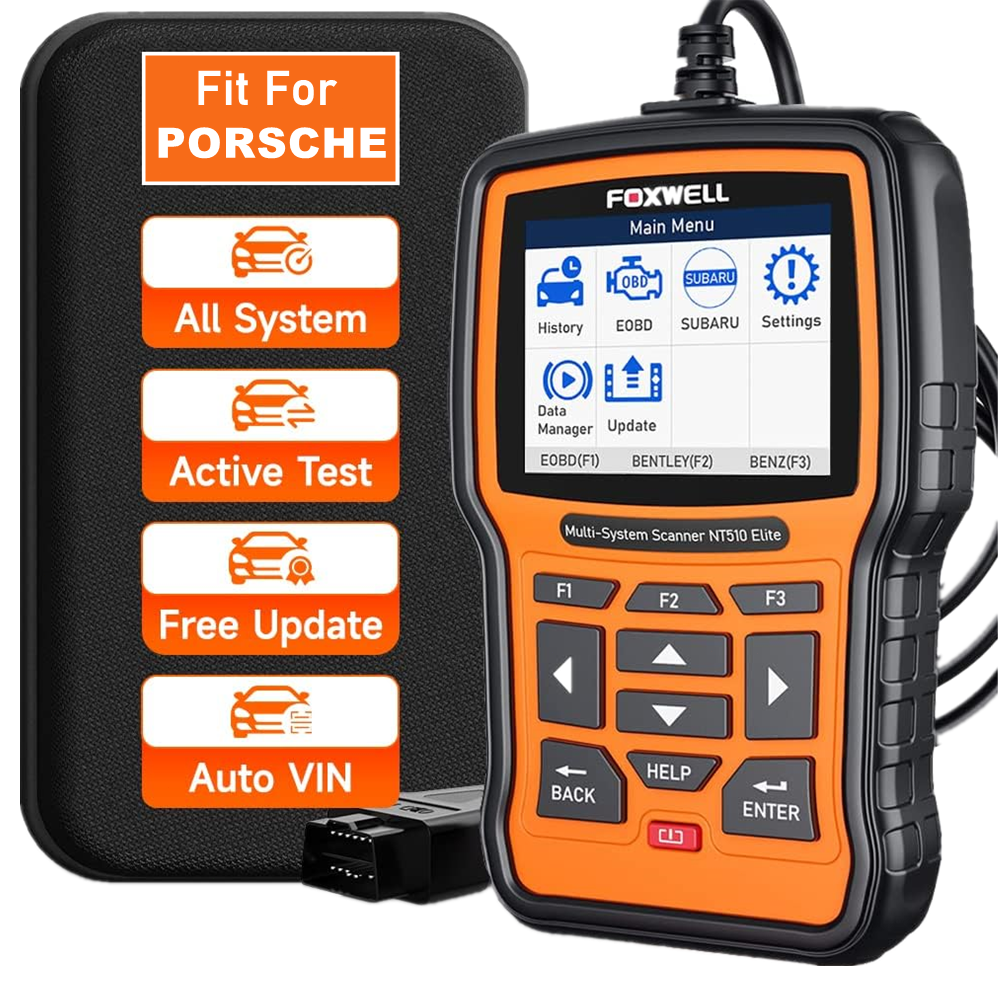 For PORSCHE OBD2 Scanner Bi-directional Test Full System Diagnostic Tool ABS SRS