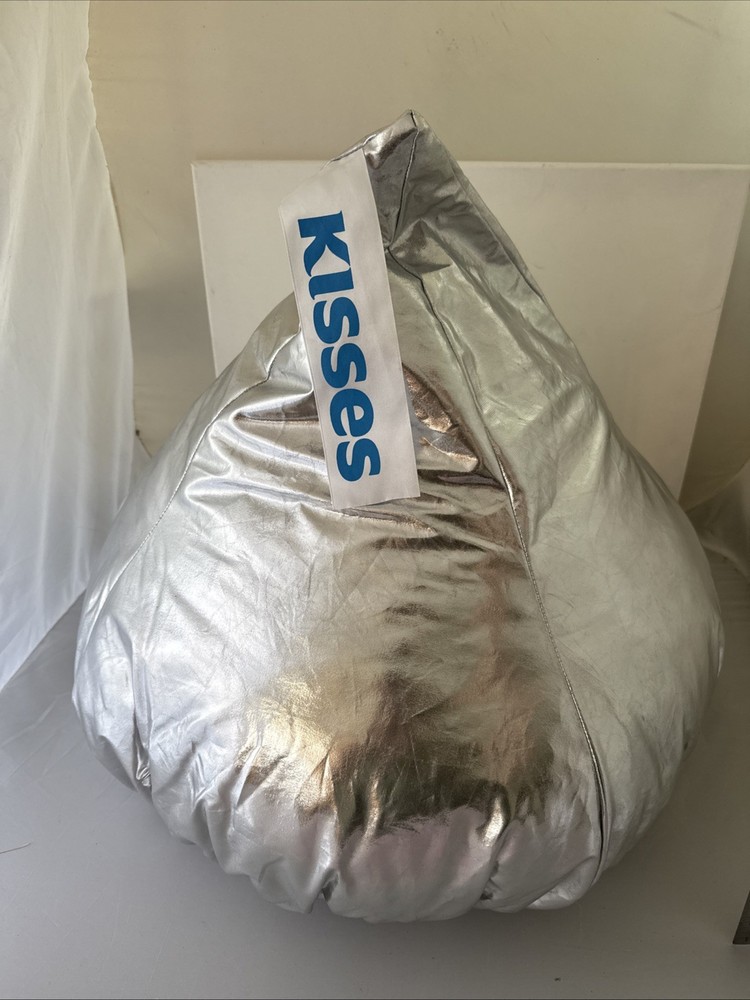 Hershey Kiss Silver Plush Pillow Extra Large Stuffed Toy