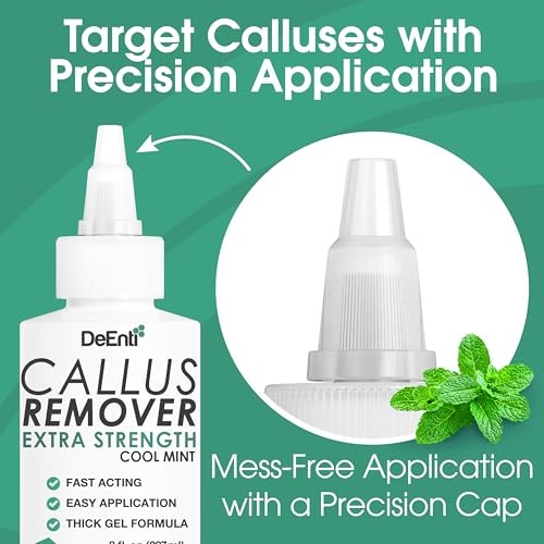 Callus Maintenance Pack, Bundle Includes Mint Scented 8 Ounce Kit Cool Mint