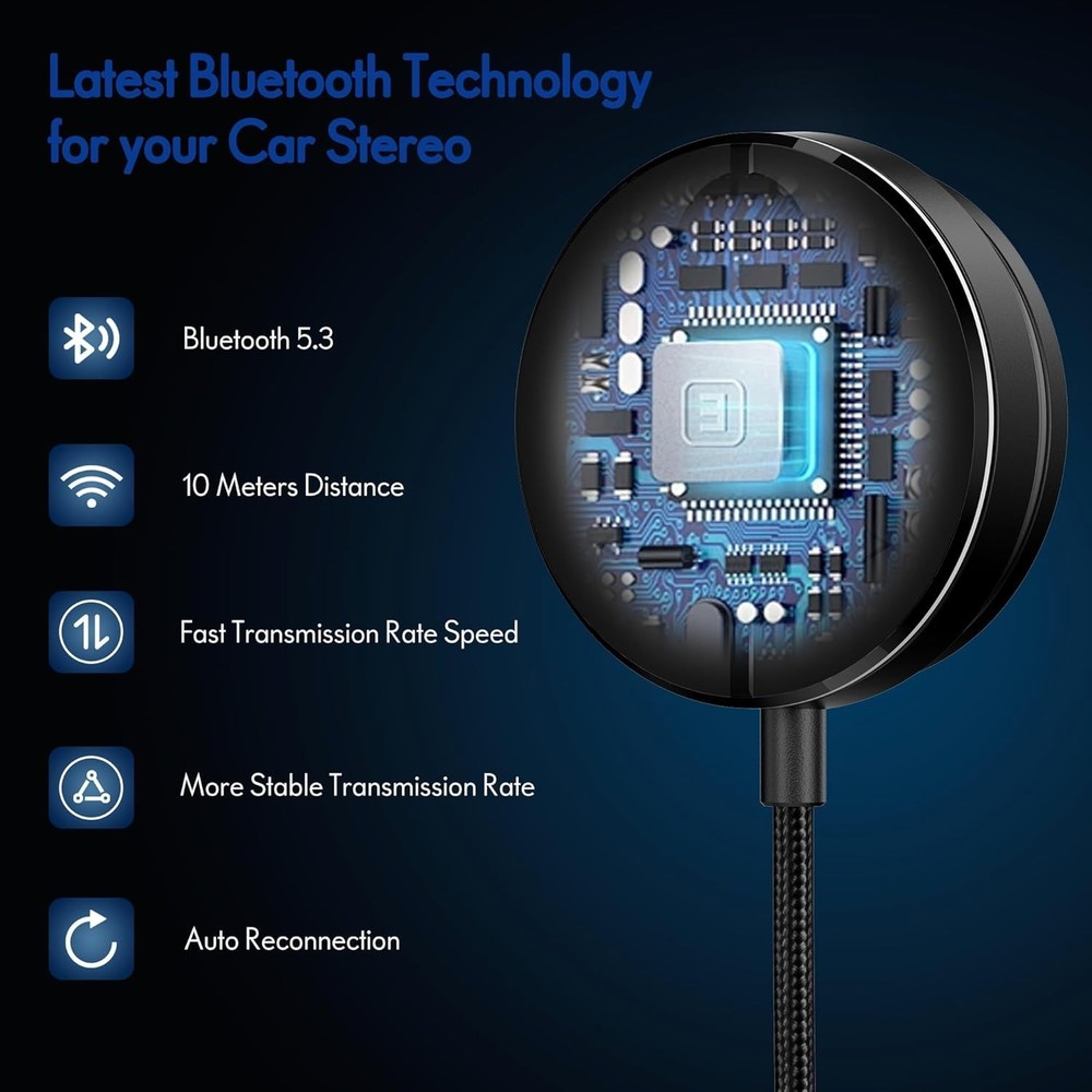 Bluetooth Car Kit with Bluetooth 5.3 Technology