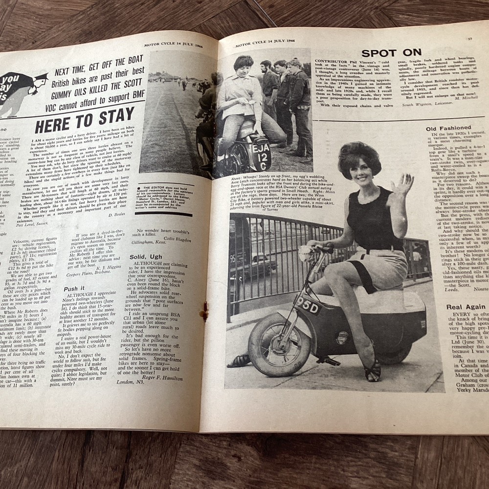 The Motor Cycle magazine 1966