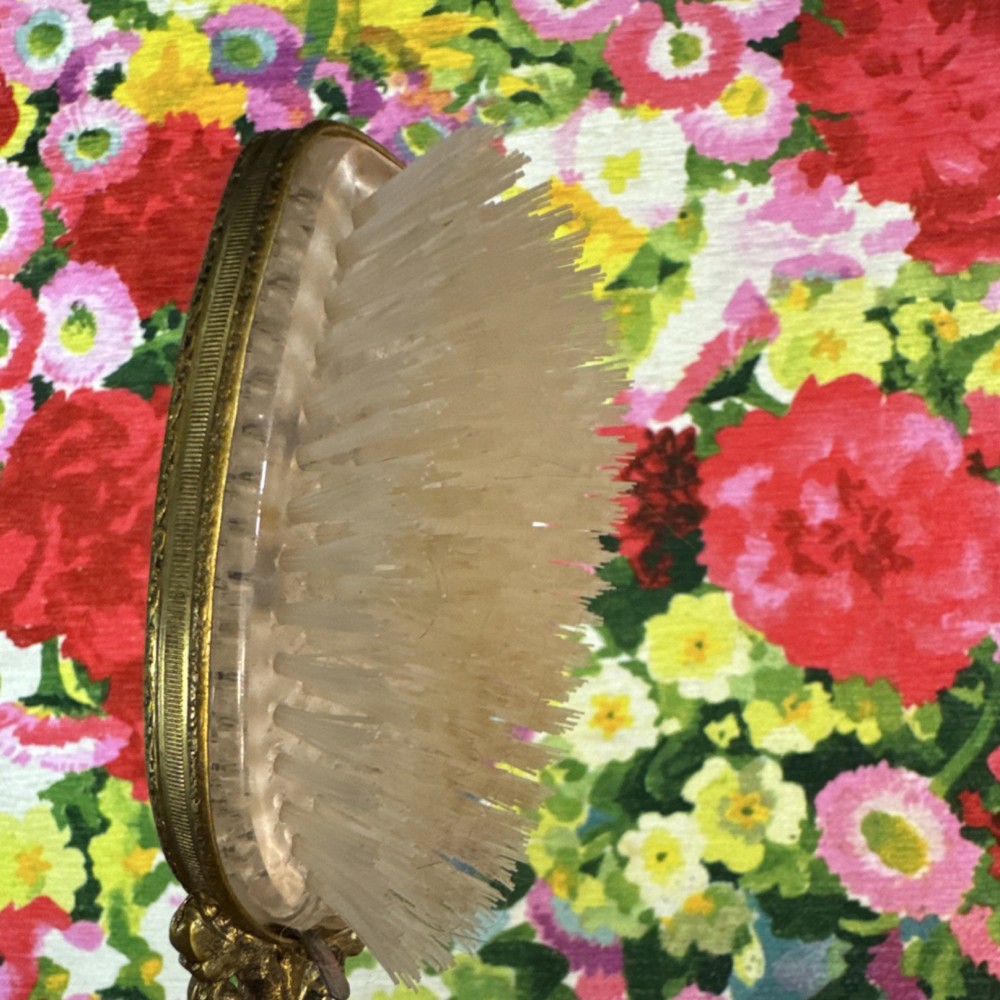 Globe Decorative Hair Brush with Plastic Bristles and Replaceable Head