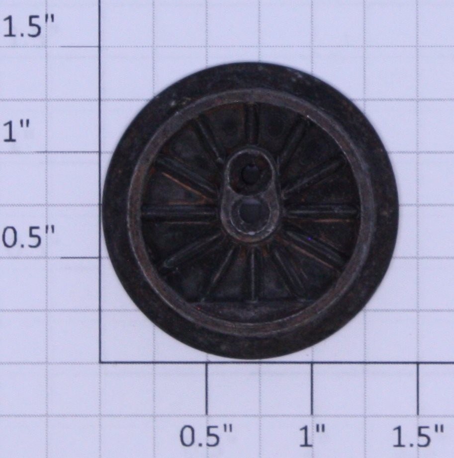 Lionel 1656M-11 Plain End Wheel