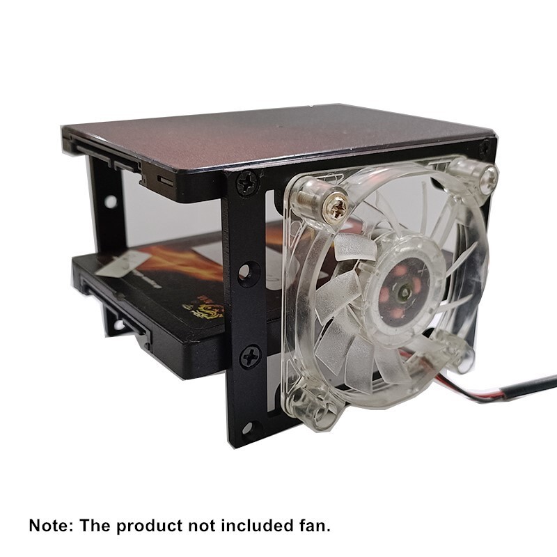 2.5 Inch Multi-layer Aluminum HDD SSD Hard Disk Rack Bracket Holder Cage Box