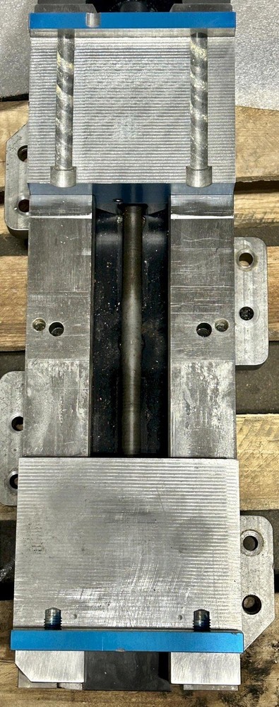 Jergens 6" Bock Brand Interlocking Vise with Soft Jaws