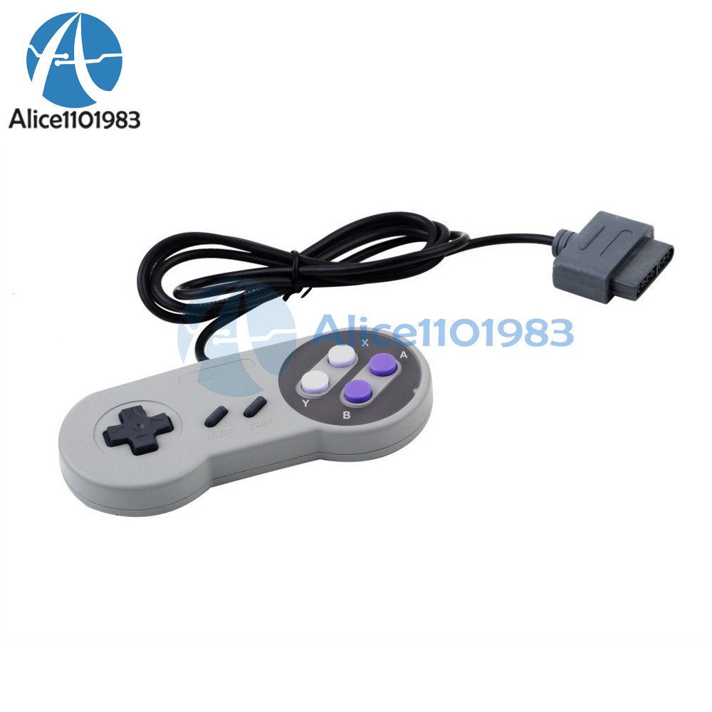 16 Bit Controller for Super Nintendo SNES System Console Control Pad NEW