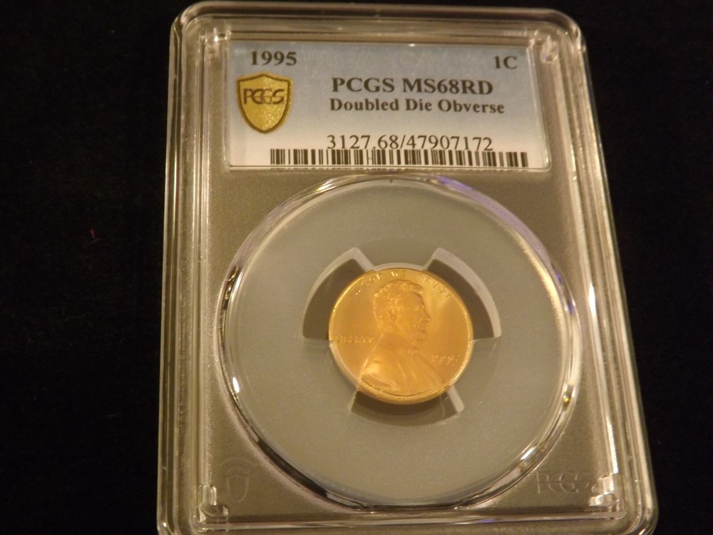 1995     One Cent   DDO        PCGS  MS 68 RD