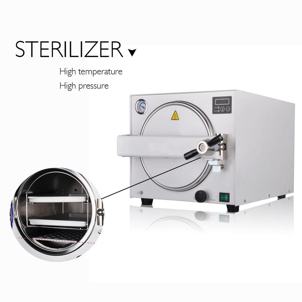 18L Surgical Instruments Autoclave Steam Sterilizer Sterilization Machine 110V